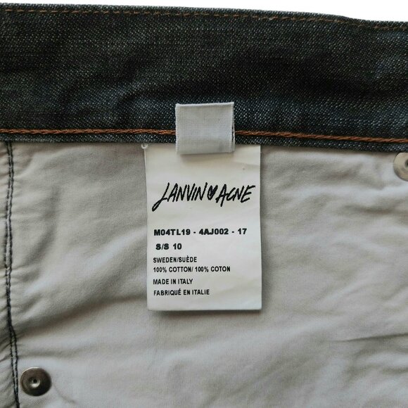 (SOLD) Acne Studios X Lanvin Blue Grey Jeans Men's Size 34 - Picture 9 of 9